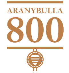 Az Aranybulla 800 programsorozat logója