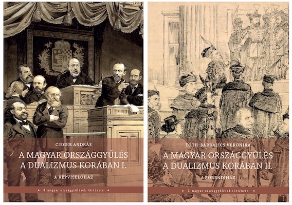 A két kötet borítója.