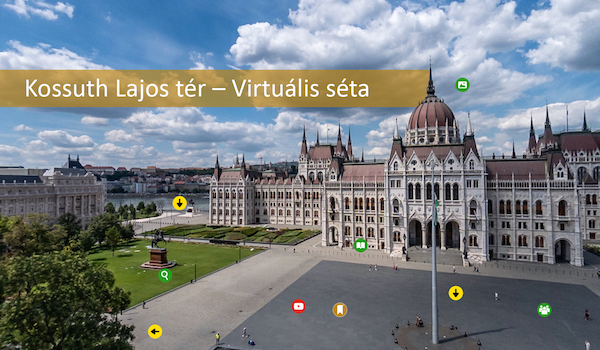 A virtuális séta helyszínének részlete.