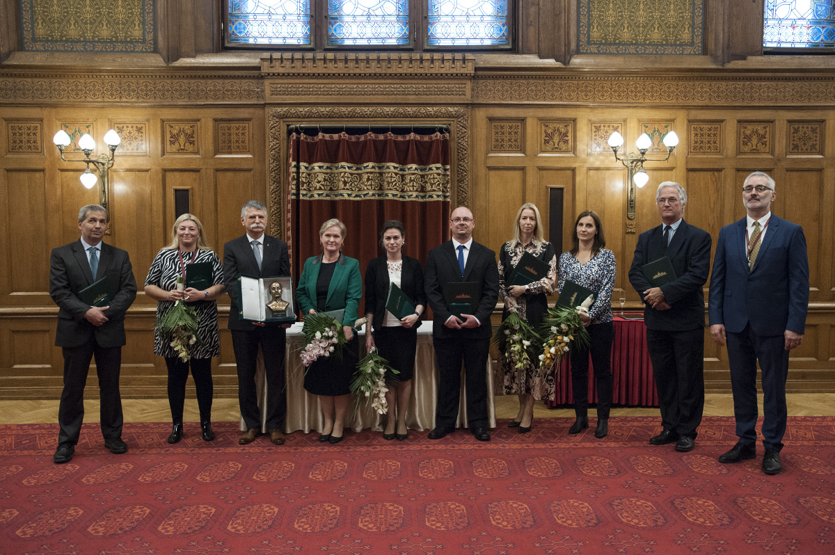 Návay Lajos és Hajnik Károly díjátadó csoportkép (2021)