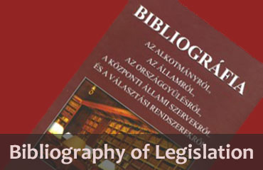 Bibliography of Legislation and Public Affairs