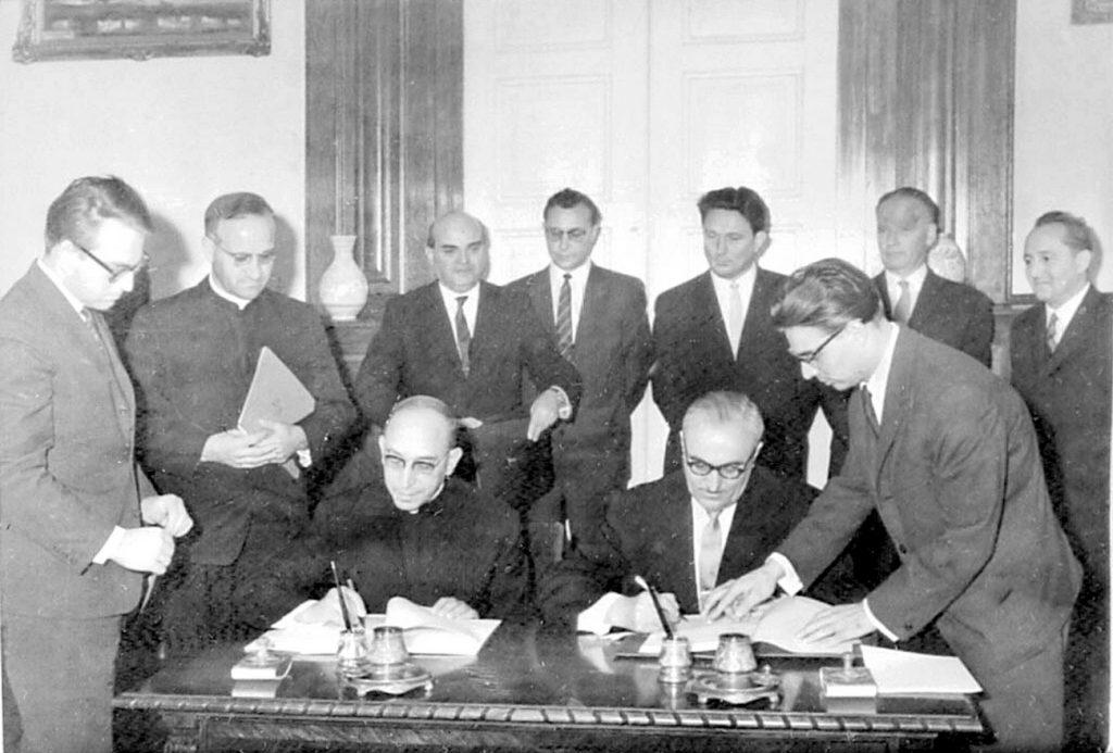 Részleges megállapodás a Vatikánnal, 1964