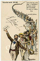 Választási képeslap, 1901