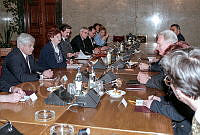 Milan Kucan szlovén államfő magyarországi látogatása, 1997