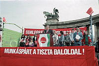 A Munkáspárt május elsejei nagygyűlése a Hősök terén, 1997