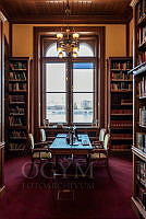 Az Országgyűlési Könyvtár olvasótermének részlete, 2018