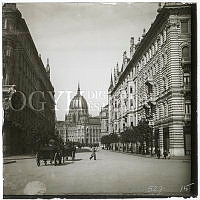 Az Országház látképe, 1920 körül