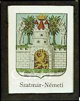 Műszaki fotódokumentáció az Országház homlokzatán lévő Szatmárnémeti városcímerének rekonstruálásához, 1981