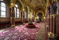 A Képviselőházi társalgó enteriőrje az Országház főemeletén, 2015