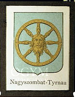 Műszaki fotódokumentáció az Országház homlokzatán lévő Nagyszombat városcímerének rekonstruálásához, 1981