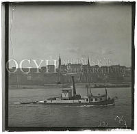 A Helén gőzhajó a Dunán, 1900 körül