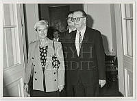 Szabad György és Marianne Brinckmeier a házelnök charlottenburgi fogadásán, 1991