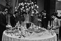 A Szent Korona és a koronázási jelvények ünnepélyes átadását követő vacsora, 1978