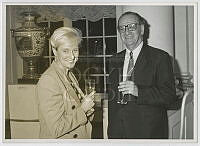 Szabad György és Marianne Brinckmeier a házelnök charlottenburgi fogadásán, 1991