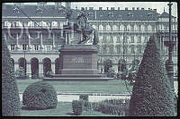 II. Rákóczi Ferenc lovas szobra a Kossuth téren, 1940 körül