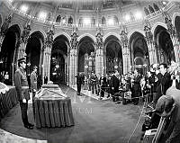 Az Egyesült Államokból hazatért magyar Szent Korona az Országházban, 1978