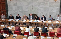 Az EU-Magyarország parlamenti társulási bizottság hetedik ülése az Országházban, 1997