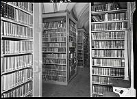 Műszaki fotódokumentáció Országgyűlési Könyvtárról a felújítások alatt, 1951