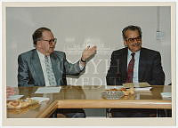 Szabad György hivatalos látogatásán Nicosiában, 1993