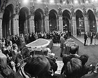 Az Egyesült Államokból hazatért magyar Szent Korona az Országházban, 1978