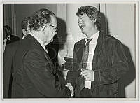 Szabad György és Wolfgang Wieland a házelnök charlottenburgi fogadásán, 1991