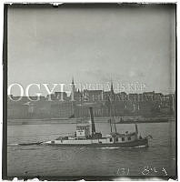 A Helén gőzhajó a Dunán, 1900 körül