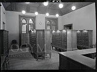 Műszaki fotódokumentáció Országgyűlési Könyvtárról a felújítások alatt, 1951