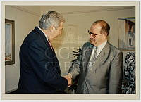 Szabad György hivatalos látogatásán Nicosiában, 1993