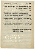 Országgyűlési Múzeum műtárgyjegyzéke, 1947