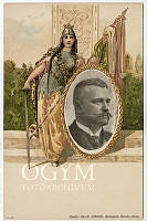 Nagy Dezső választási képeslapja, 1906