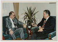 Szabad György hivatalos látogatásán Nicosiában, 1993