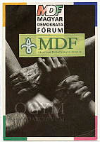 A Magyar Demokrata Fórum röplapja, 1990 körül