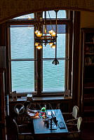 Az Országgyűlési Könyvtár olvasótermének részlete, 2018