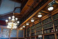 Az Országgyűlési Könyvtár olvasótermének részlete, 2018