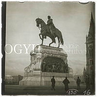 Andrássy-szobor a Kossuth téren, 1910-es évek