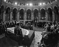 Az Egyesült Államokból hazatért magyar Szent Korona az Országházban, 1978