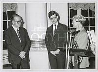 Szabad György és Marianne Brinckmeier a házelnök charlottenburgi fogadásán, 1991