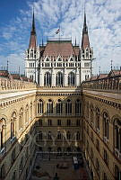 Az Országház III-as udvara felújítás után, 2015