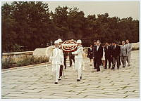 Szabad György törökországi látogatásán Ankarában, 1992